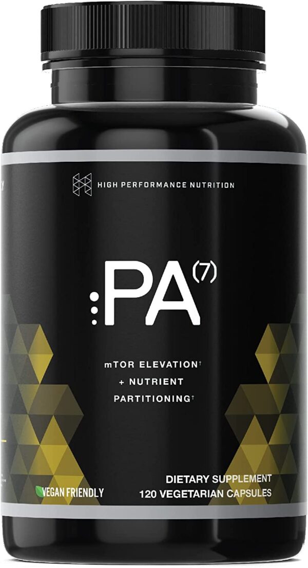 PA(7) Phosphatidic Acid Muscle Builder by HPN | Top Natural Muscle Builder - Boost mTOR | Build Mass and Strength from Your Workout | 30 Day Supply