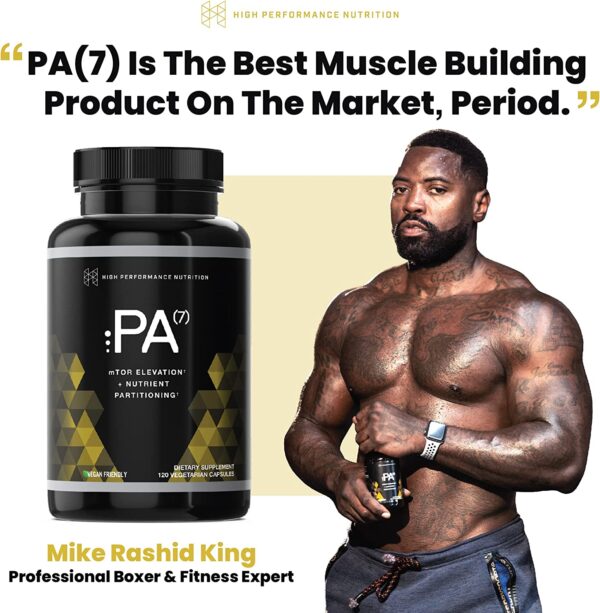 PA(7) Phosphatidic Acid Muscle Builder by HPN | Top Natural Muscle Builder - Boost mTOR | Build Mass and Strength from Your Workout | 30 Day Supply