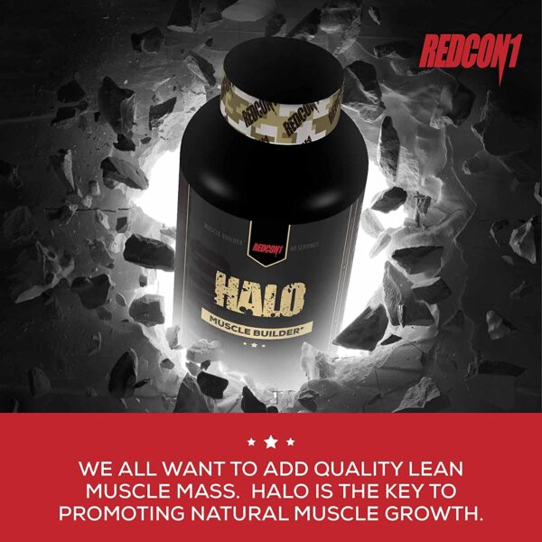 Redcon1 - Halo - 60 Servings, Muscle Builder, Increase Lean Gains and Muscle Mass, Increase Protein Synthesis