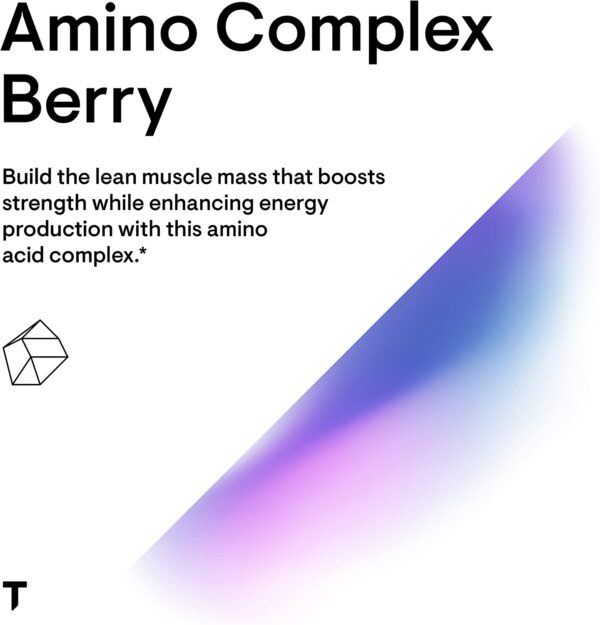 Thorne Amino Complex - BCAA Powder for Pre or Post Workout - Promotes Lean Muscle Mass and Energy Production - Sports Performance - Vegan - Berry Flavor - 8 Oz - 30 Servings