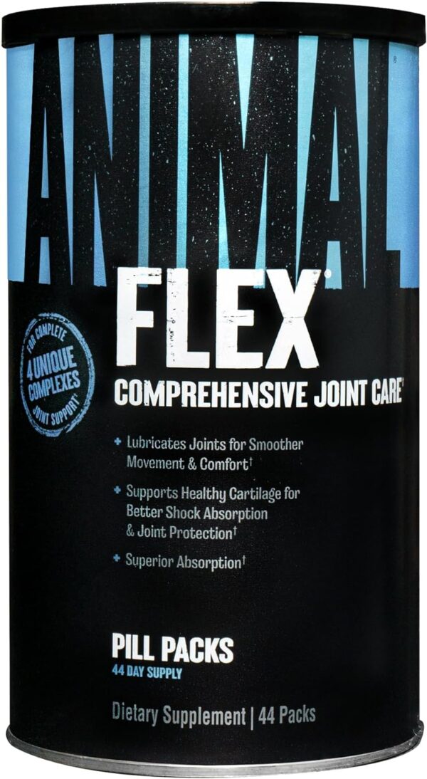 Animal Flex –Complete Joint Support Supplement – Contains Turmeric Root Curcumin – Helps Repair & Restore Joints – 44 Count (Pack of 1)