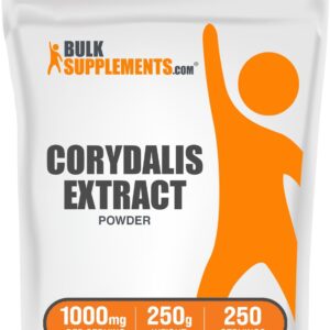 BULKSUPPLEMENTS.COM Corydalis Extract Powder - Herbal Extract Powder, Sourced from Corydalis Root - 1000mg of Corydalis Extract per Serving, Gluten Free (250 Grams - 8.8 oz)