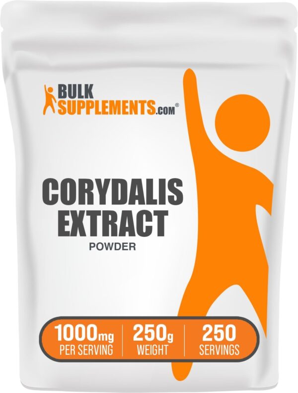 BULKSUPPLEMENTS.COM Corydalis Extract Powder - Herbal Extract Powder, Sourced from Corydalis Root - 1000mg of Corydalis Extract per Serving, Gluten Free (250 Grams - 8.8 oz)