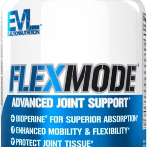 Evlution High Absorption Joint Support with Glucosamine, Chondroitin, MSM, Boswellia, Hyaluronic Acid - 30 Servings