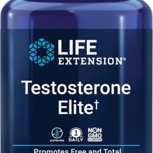 Life Extension Testosterone Elite – Testosterone Production Support Supplement for Men - with Luteolin, Pomegranate and Cacao Seed Extract – Gluten-Free, Non-GMO, Vegetarian – 30 Capsules