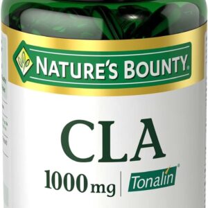 Nature's Bounty Tonalin Pills and Dietary Supplement, Diet and Body Support, 1000 mg, 50 Rapid Release Softgels