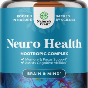 Nootropics Brain Support Supplement - Mental Focus Nootropic Memory Supplement for Brain Health & and Performance Blend, with Energy and Vitamins DMAE Bacopa and Phosphatidylserine Capsule