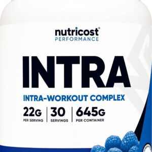 Nutricost Intra-Workout Powder, 30 Servings (Blue Raspberry) - Non-GMO, Gluten Free, Intraworkout Supplement