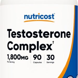 Nutricost Testosterone Support Complex (90 Capsules) -1800mg Per Serving