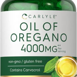 Oregano Oil Extract | Max Potency | 150 Softgel Capsules | Non-GMO and Gluten Free Formula | Contains Carvacrol | by Carlyle