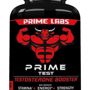 Prime Labs - Men's Testosterone Booster - Stamina, Endurance, & Strength Booster - 60 Caplets