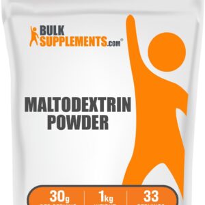 BULKSUPPLEMENTS.COM Maltodextrin Powder - Carbohydrate Powder - Intra Workout Supplement - Carb Powder Supplement - Workout Powder (1 Kilogram - 2.2 lbs)