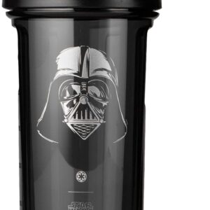 BlenderBottle Star Wars Shaker Bottle Pro Series Perfect for Protein Shakes and Pre Workout, 28-Ounce, Darth Vader Helmet