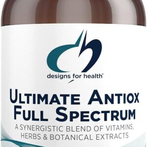 Designs for Health Ultimate Antiox Full Spectrum - Antioxidant Supplement with Resveratrol, Acerola, Lutein, Curcumin C3, Quercetin + More (90 Capsules)