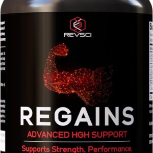 HGH Supplements for Men & Women - Regains Natural Anabolic Muscle Growth Building & Human Growth Hormone for Men, Muscle Builder for Men, Muscle Recovery Post Workout Supplement, 60 Protein Pills