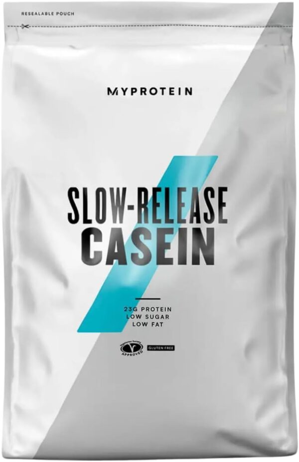 Myprotein - Micellar Casein - Slow Release Casein Protein Powder - Gluten Free, Low Sugar, Low Fat - Support Overnight Muscle Recovery & Athletic Performance - Slow Digesting - Vanilla - 2.2lb