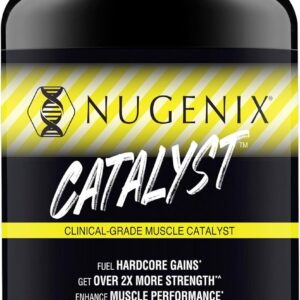 Nugenix Catalyst - Enhanced Muscle Builder and Muscle Recovery, Train Harder, Increase Performance - 90 Capsules