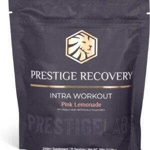 Prestige Recovery Intra EAA Amino Acid, Gluten Free Intra-Workout Powder, Increases Muscle Growth and Tone, Quick Recovery, Fights Fatigue - Pink Lemonade Flavor, 20 Servings 8.5oz
