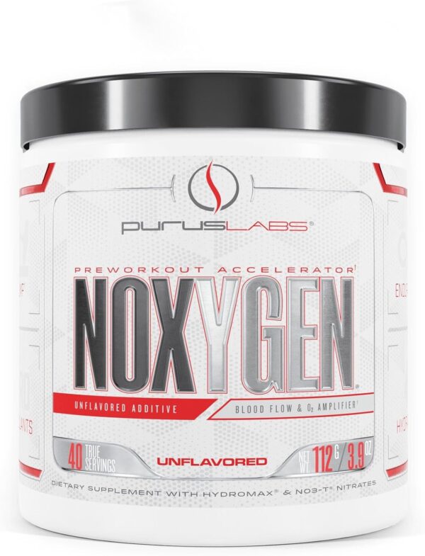 Purus Labs NOXYGEN Powder, 40 Servings (Unflavored)