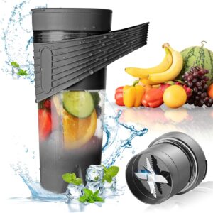 Portable blender for shakes and smoothies,Personal blender, 18000r/m, 20 oz Traveling Fruit Veggie Juicer Cup With 7 Blades, Portable Blender USB Rechargeable