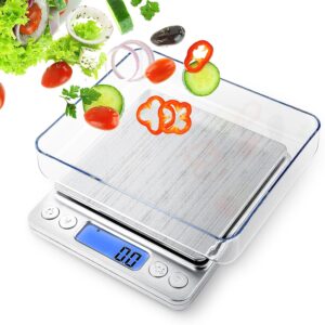 OGWAI Rechargeable Food Scale with Grams and Oz, Multifunction Kitchen Scale for Food - Small Kitchen Appliances