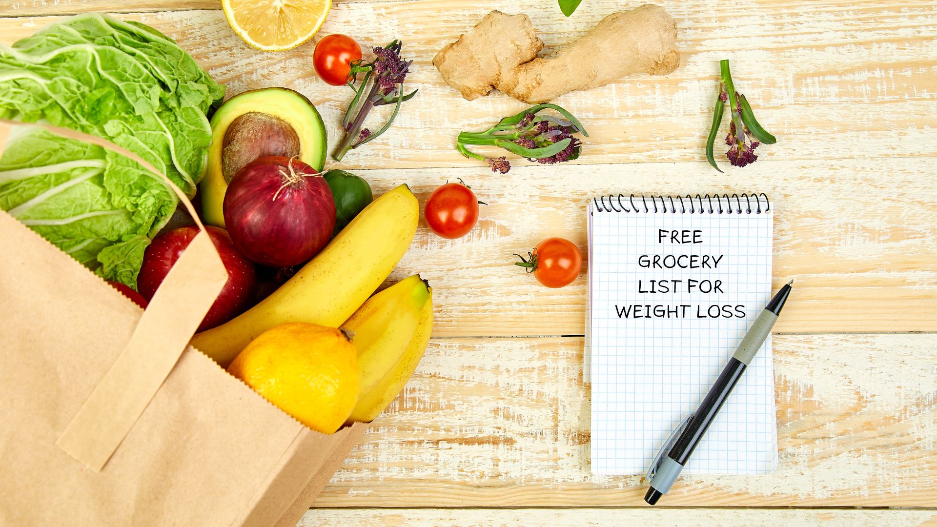 Free Grocery List for Weight Loss