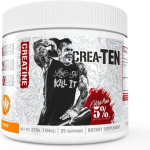 5% Nutrition CreaTEN Creatine Complex + Accelerators | Flavored Creatine Powder for Muscle Gain | Max Power, Strength, Endurance, & Recovery (Push Pop)