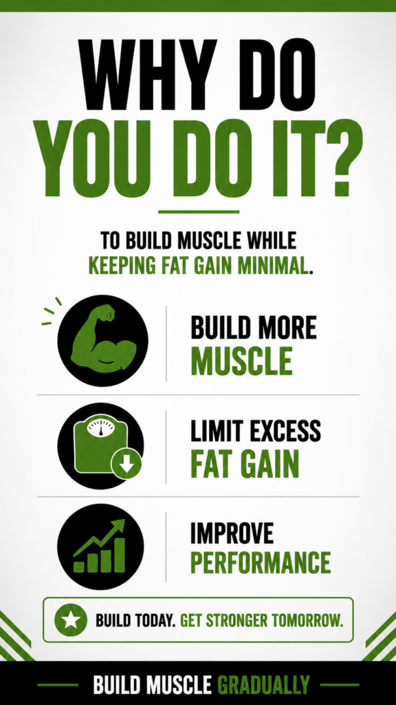 Benefits of lean bulking including muscle growth, reduced fat gain, and improved performance